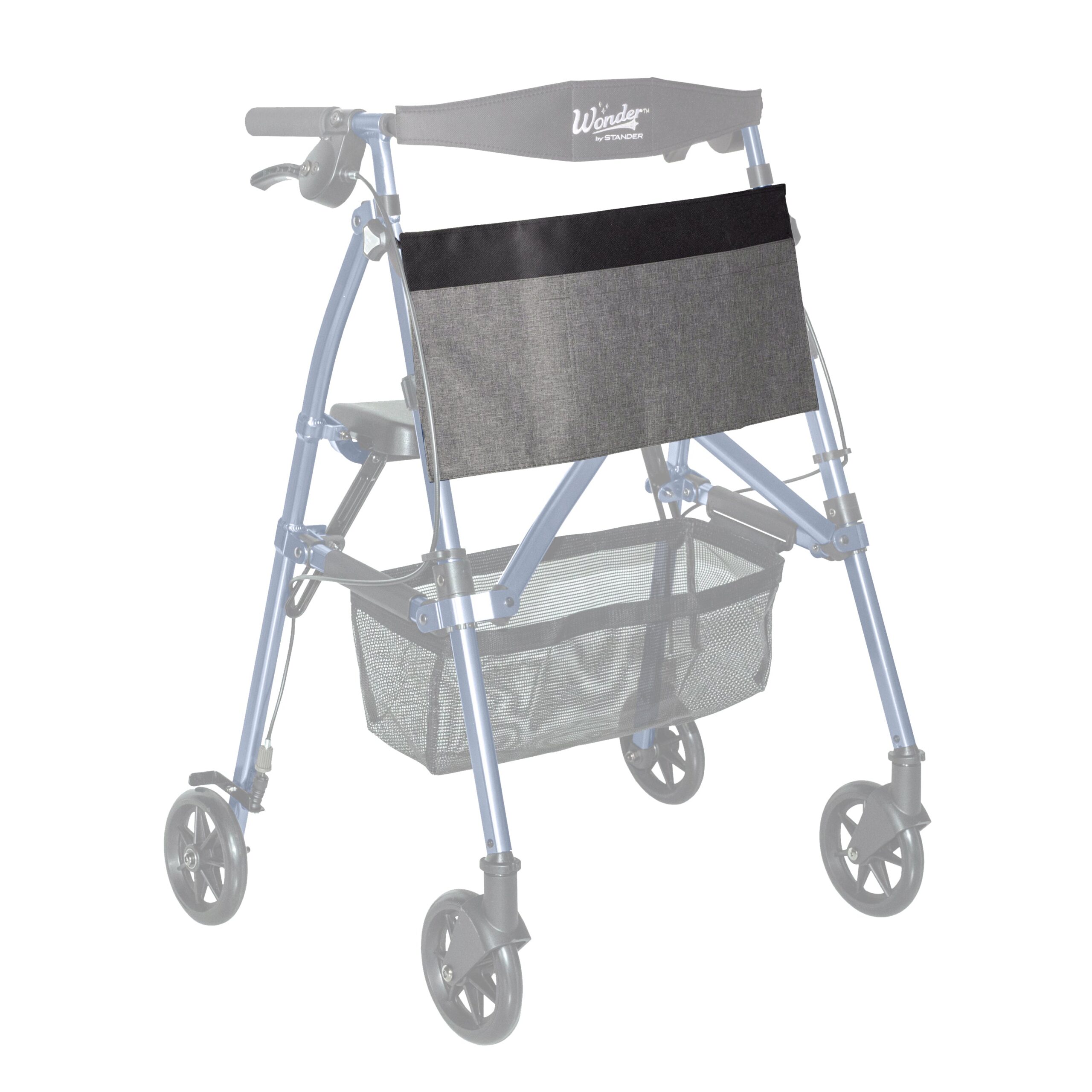 Walker-Rollator Organizer Pouch Accessory