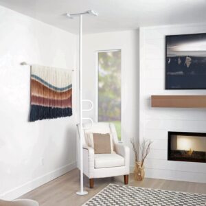 Double Handle Floor to Ceiling Grab Bar